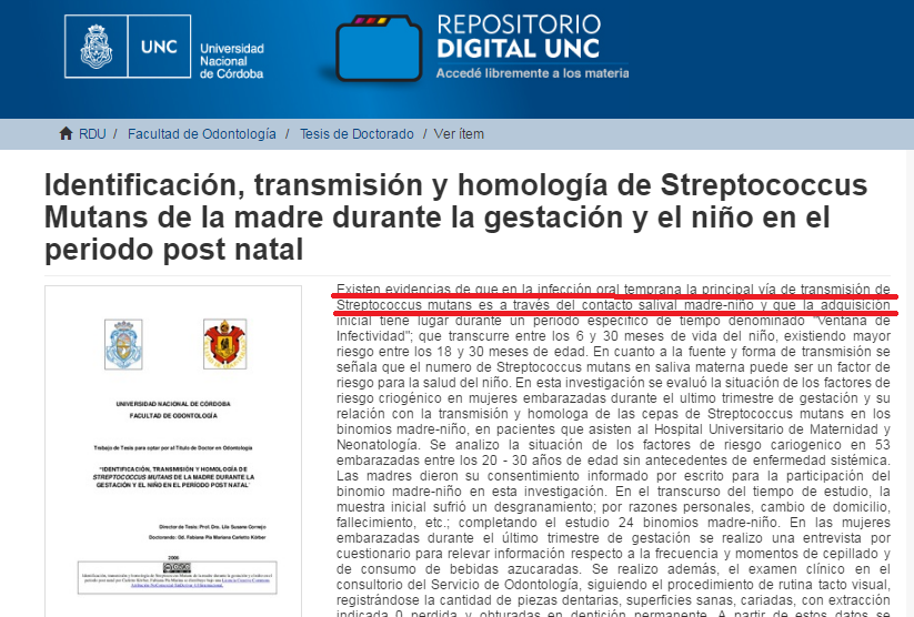 SALUD BUCAL MATERNO INFANTIL